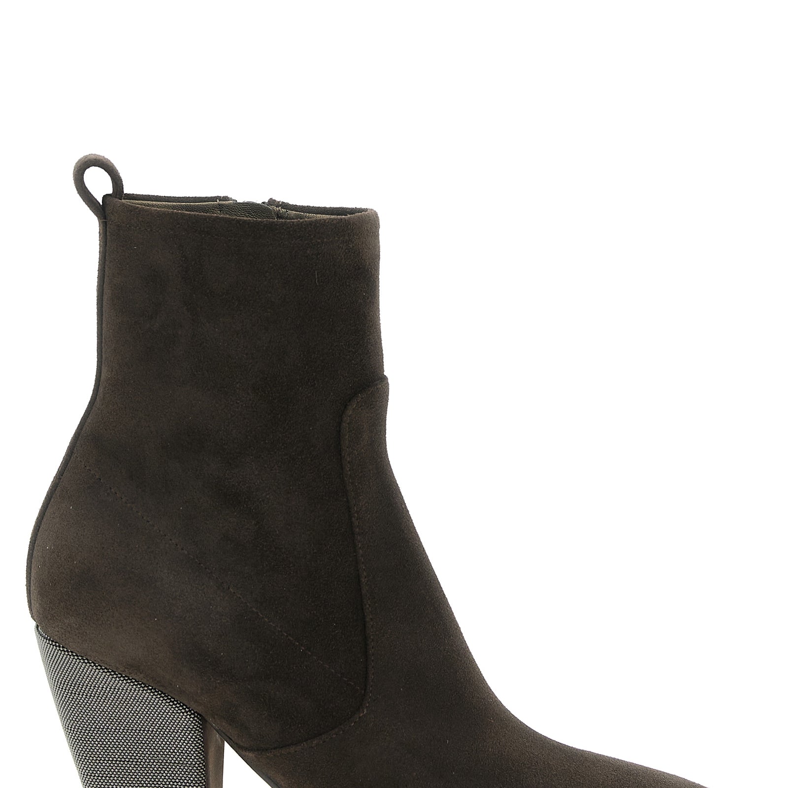 Brunello Cucinelli Brown Calfskin Ankle Boots Brunello Cucinelli
