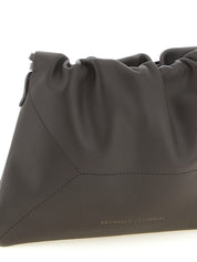 Brown Calfskin Clutch Bag