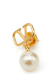 Valentino Garavani Gold Brass Earrings