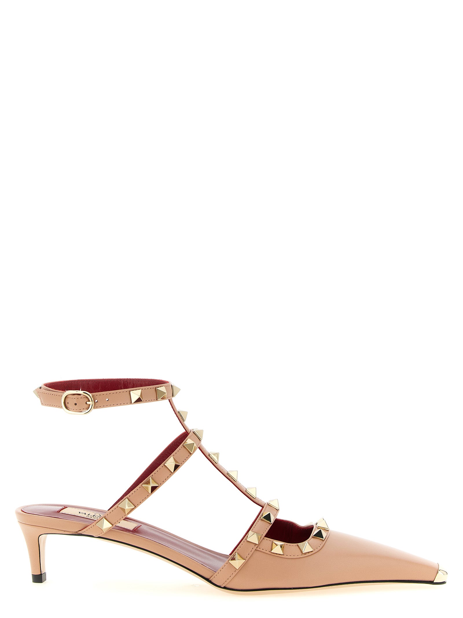 Valentino Garavani Multicolor Calfskin Mid Heel Pumps
