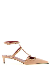 Valentino Garavani Multicolor Calfskin Mid Heel Pumps