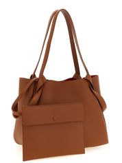 Brown Calfskin Tote Bag
