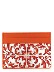 Orange Calfskin Cardholder