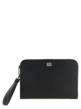 Black Calfskin Clutch Bag