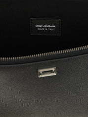 Black Calfskin Clutch Bag