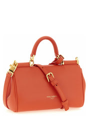 Orange Calfskin Handbag