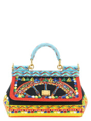 Multicolor Cotton Handbag