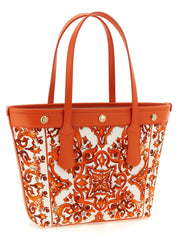 Orange Cotton Tote Bag