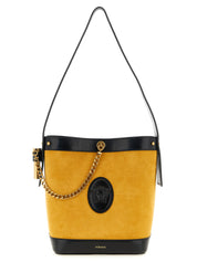 Bicolor Calfskin Shoulder Bag
