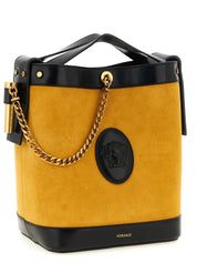 Bicolor Calfskin Shoulder Bag