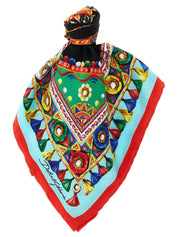 Dolce & Gabbana Multicolor Silk Scarf
