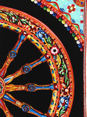 Multicolor Silk Scarf