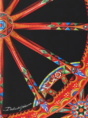 Dolce & Gabbana Multicolor Silk Scarf