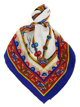 Multicolor Silk Scarf