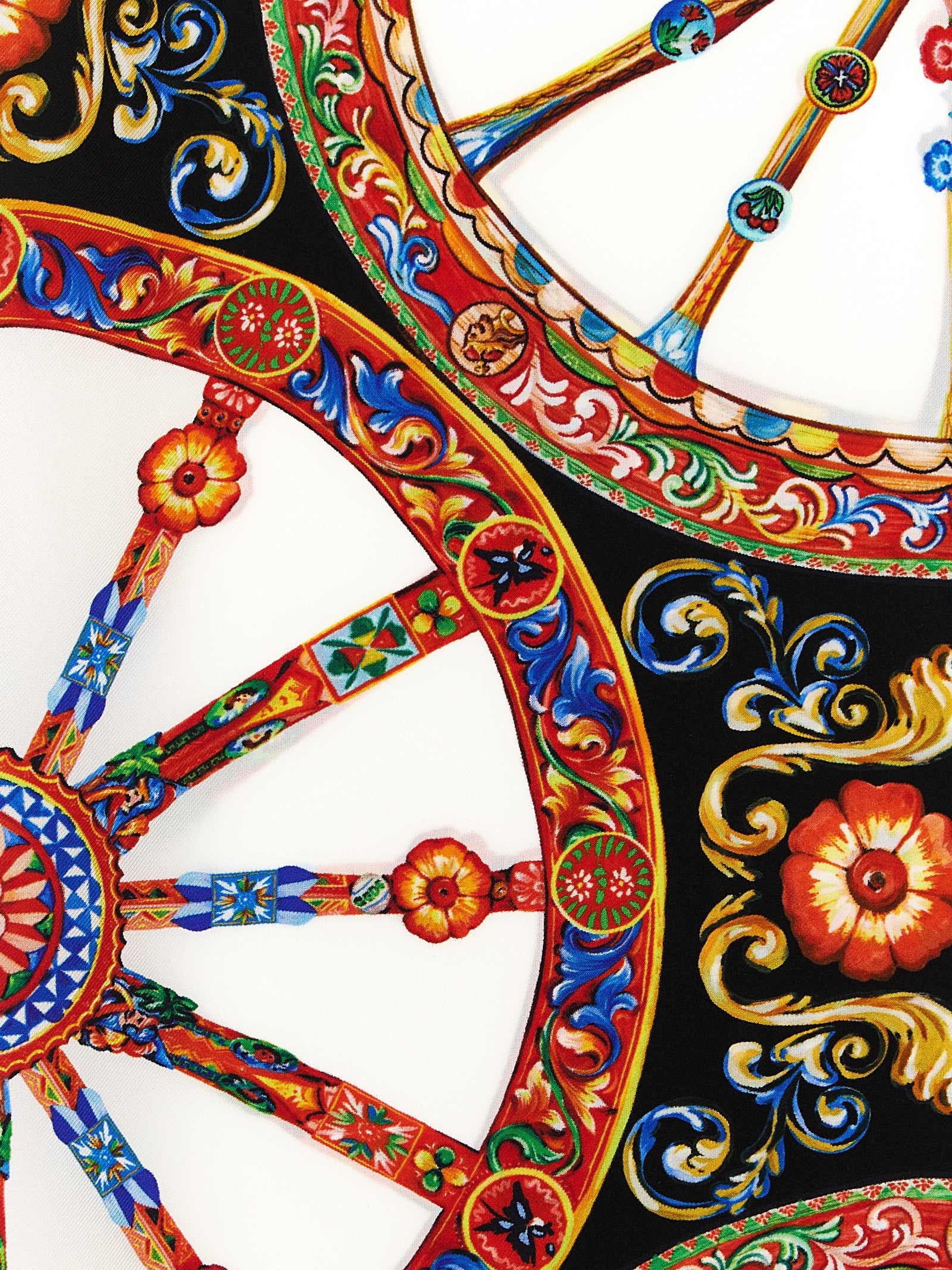 Multicolor Silk Scarf