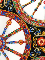 Multicolor Silk Scarf