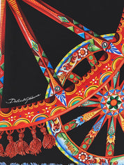 Dolce & Gabbana Multicolor Silk Scarf