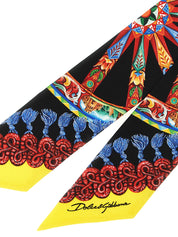 Multicolor Silk Foulard