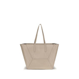 Brunello Cucinelli Beige Calf Leather Bos Taurus Shoulder Bag