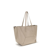 Brunello Cucinelli Beige Calf Leather Bos Taurus Shoulder Bag