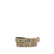 Beige Fabric Thin Belt