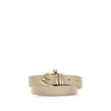 Beige Calf Leather Bos Taurus Regular Belt