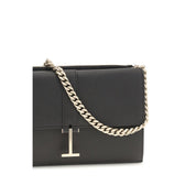 Black Calf Leather Bos Taurus Shoulder Bag