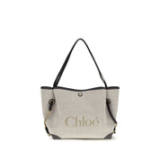 Gray Cotton Shoulder Bag