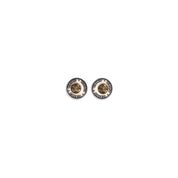 Versace Gray Brass Earrings