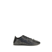 Balenciaga Black Calf Leather Bos Taurus Athletic Sneakers Balenciaga