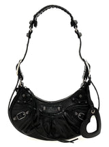 Black Lamb Leather Crossbody Bag