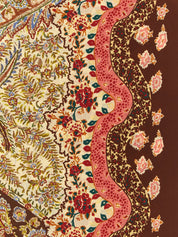 Brown Silk Foulard