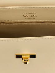 White Lamb Leather Handbag