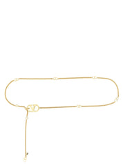 Valentino Garavani Gold Brass Regular Belt