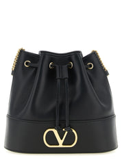 Black Lamb Leather Crossbody Bag