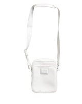Dolce & Gabbana White Logo Plaque Crossbody Shoulder Borse Men Bag