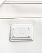 Dolce & Gabbana White Logo Plaque Crossbody Shoulder Borse Men Bag