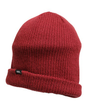 Women Bordeaux Wool Knitted Winter Beanie Capello Hat