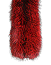Red Fox Fur Neck Wrap Warmer Winter Scarf