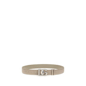 Beige Calf Leather Bos Taurus Regular Belt