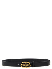 Black Calfskin Regular Belt