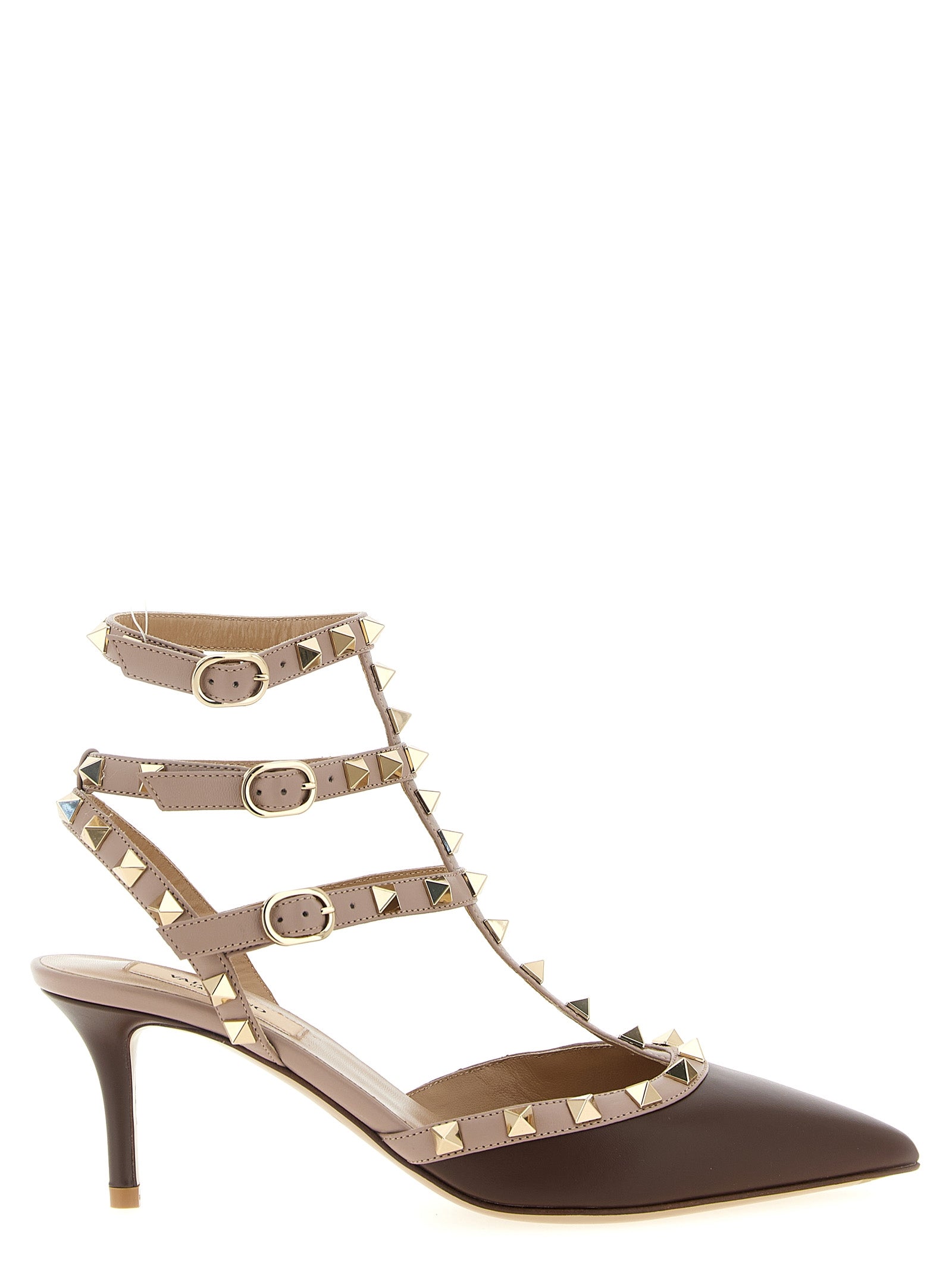 Valentino Garavani Multicolor Lamb Leather Mid Heel Pumps