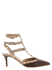 Valentino Garavani Multicolor Lamb Leather Mid Heel Pumps