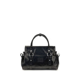 Miu Miu Black Calf Leather Bos Taurus Handbag