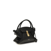 Black Calf Leather Bos Taurus Handbag