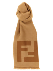 Brown Virgin Wool Foulard