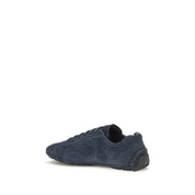Prada Blue Calf Leather Bos Taurus Athletic Sneakers
