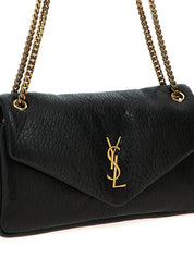 Saint Laurent Black Leather Shoulder Bag