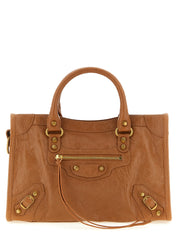 Brown Lamb Leather Handbag