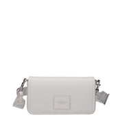 White Leather Crossbody Bag